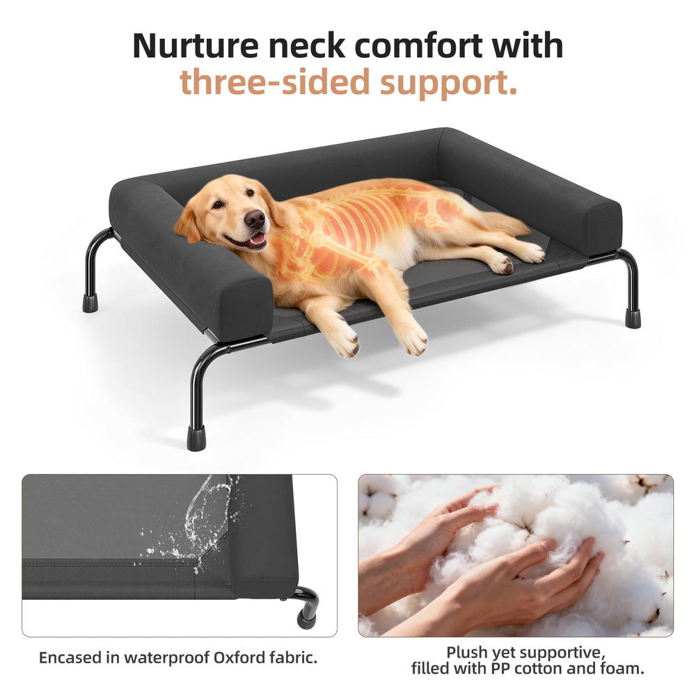 Cooling elevated design of Ekisemio bed promotes airflow