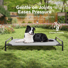 Ekisemio bed for indoor and outdoor spots keeps pets comfortable outside.