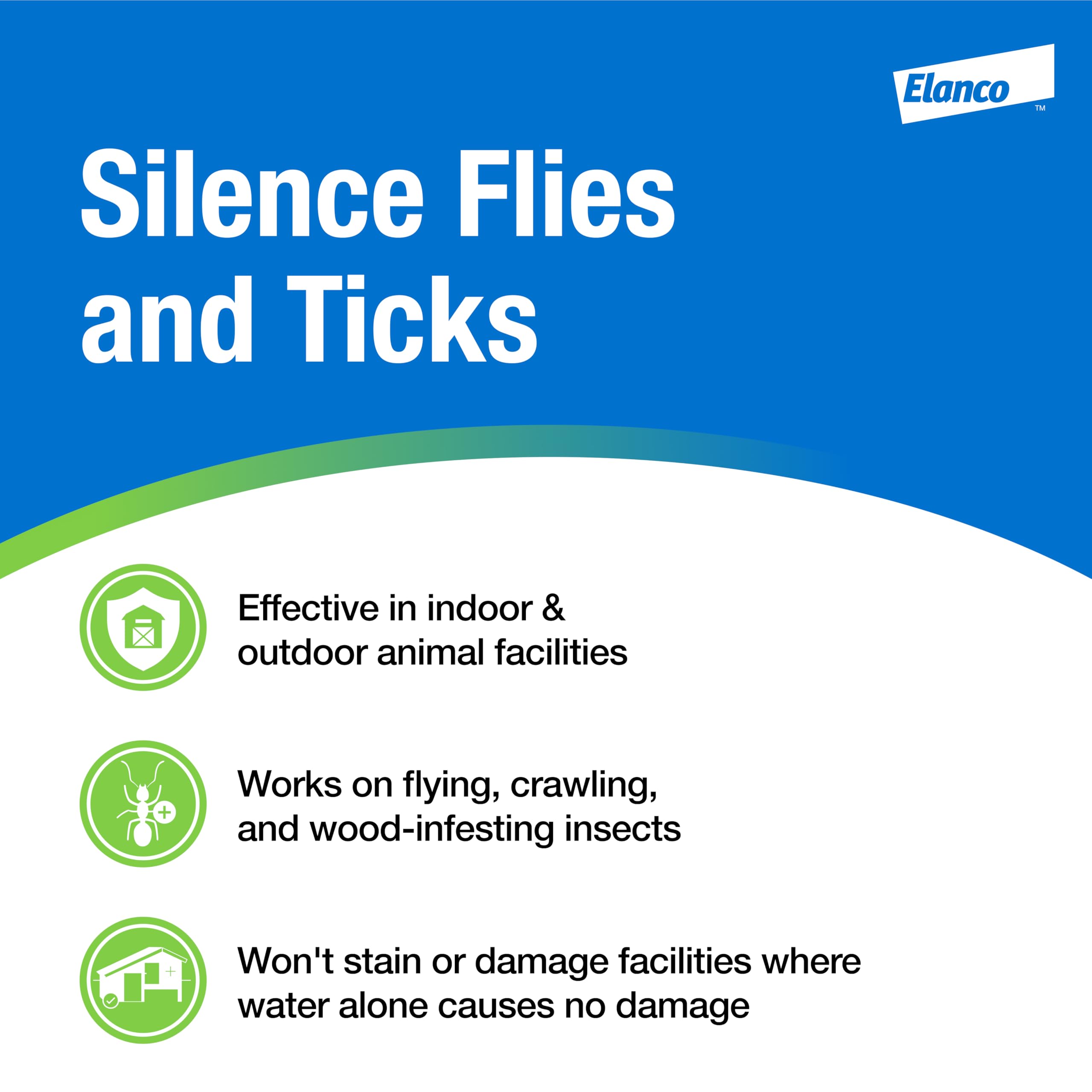 Surface-safe CyLence Ultra Premise Spray leaves no staining.