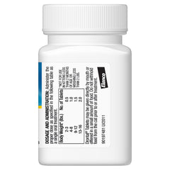 Elanco Drontal tablets, scored for easy breakage, suitable for single-dose administration.