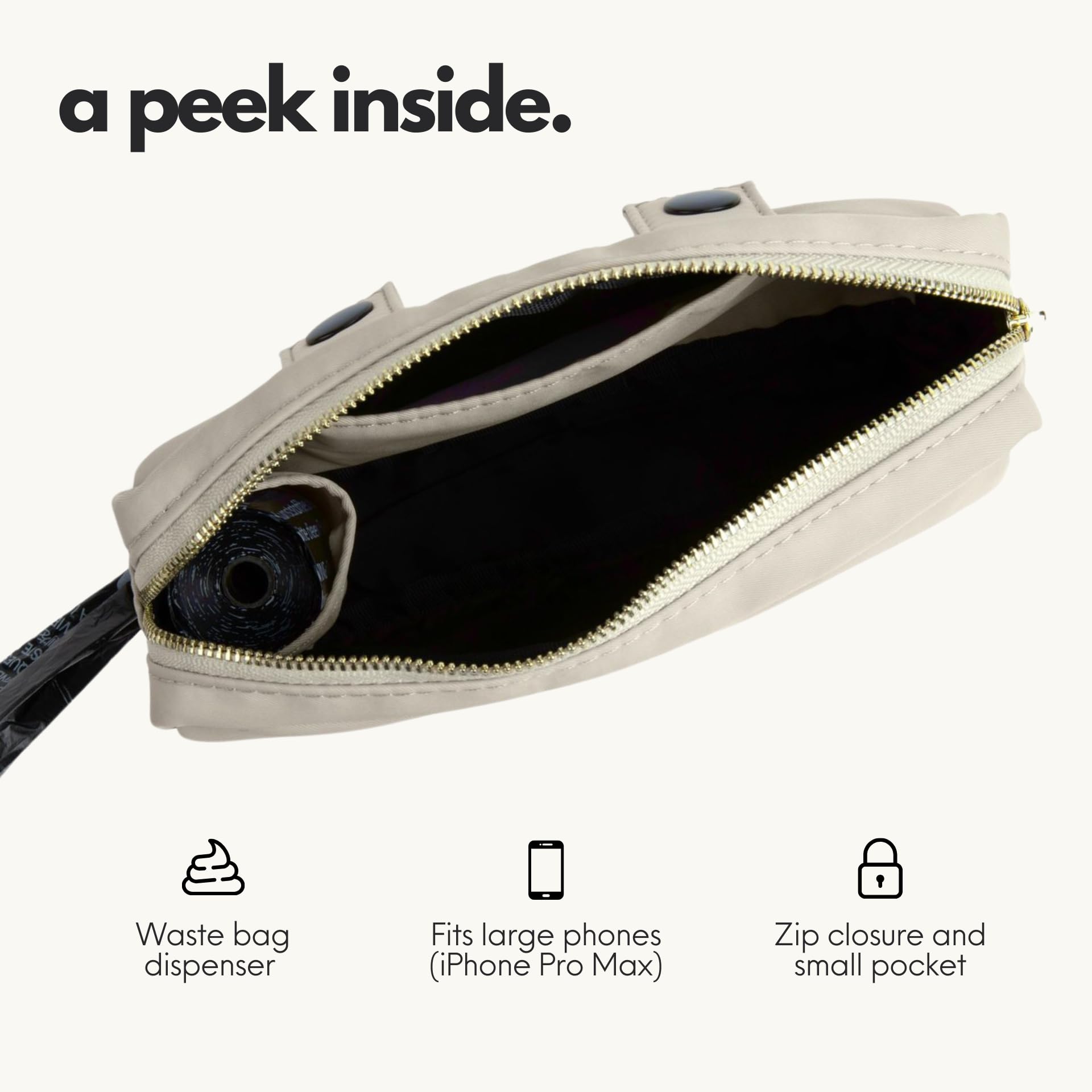 Elby dog training treat pouch enables quick rewards during walks.
