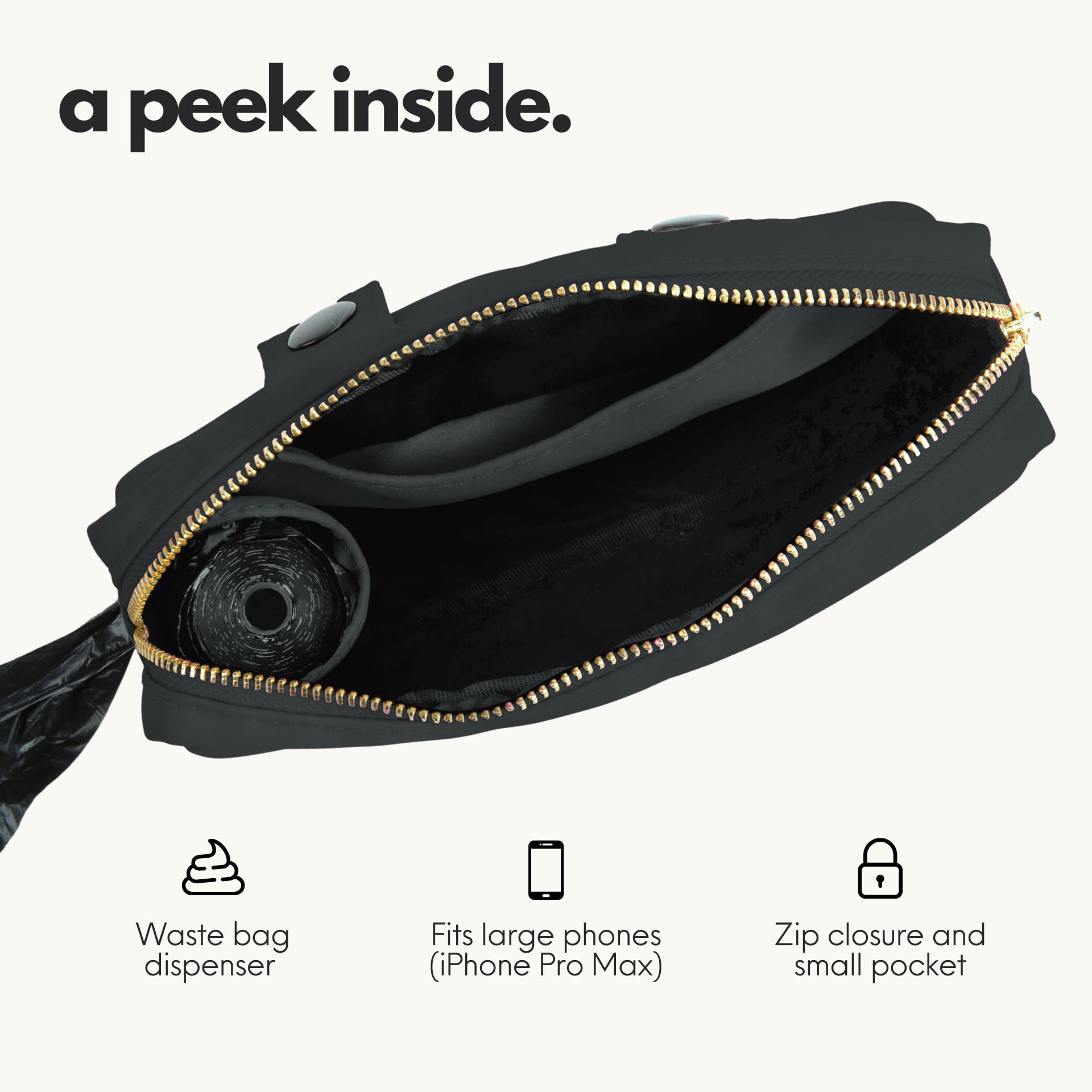 Elby training treat pouch for quick rewards during walks or training sessions.