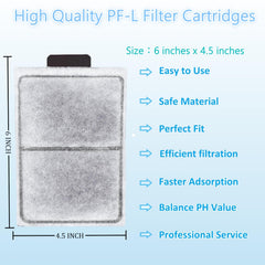 ELCCOTYA PF-L cartridge pack side view shows compatibility with Top Fin PF filters