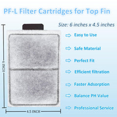 ELCCOTYA PF-L pack shows 4-layer filtration for aquarium clarity.