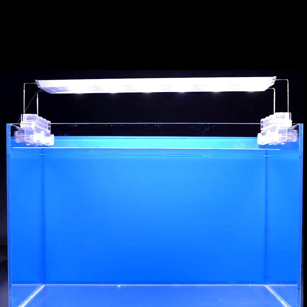 ELEBOX Backdrop hides hoses and equipment for a cleaner aquarium look.