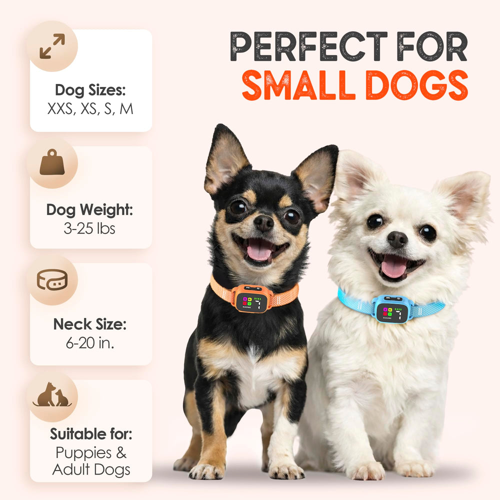 ELECANE Bark Collar with three modes of beep and vibration for flexible cues.