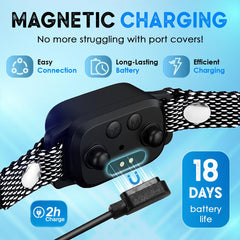ELECANE bark collar magnetic charging enables quick, convenient recharging