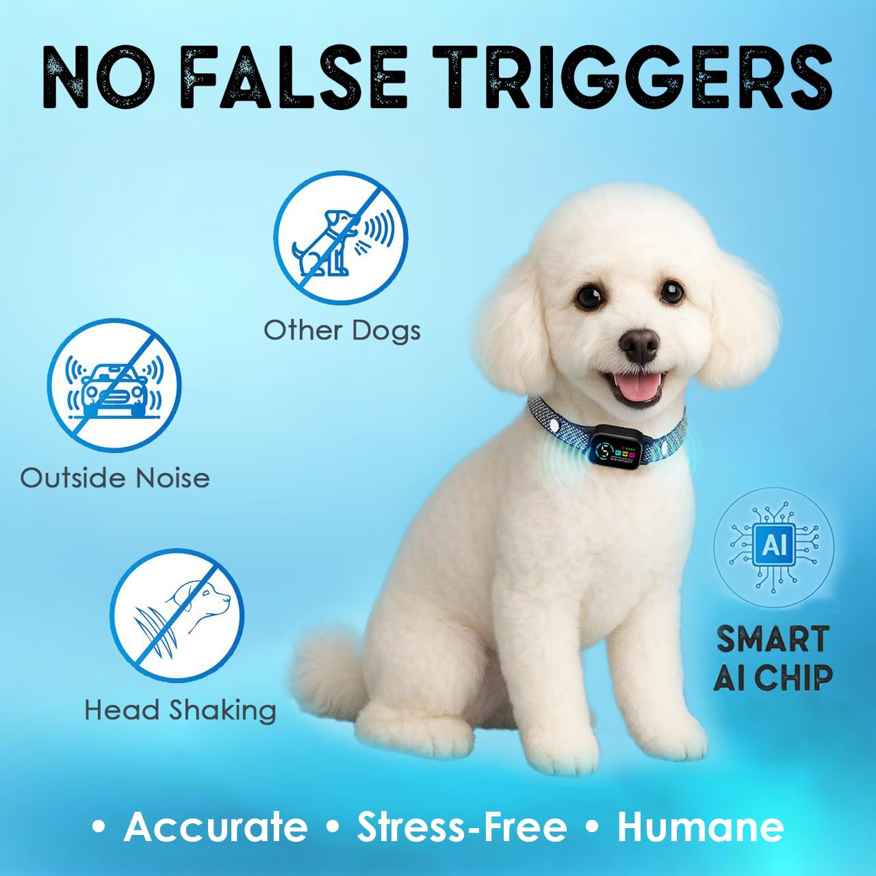 ELECANE bark collar training modes highlight customizable cues for dogs