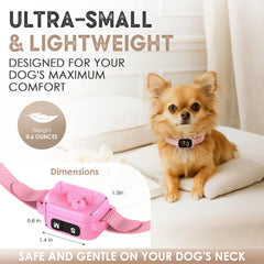 ELECANE collar pink with seven sensitivity levels for tailored training.