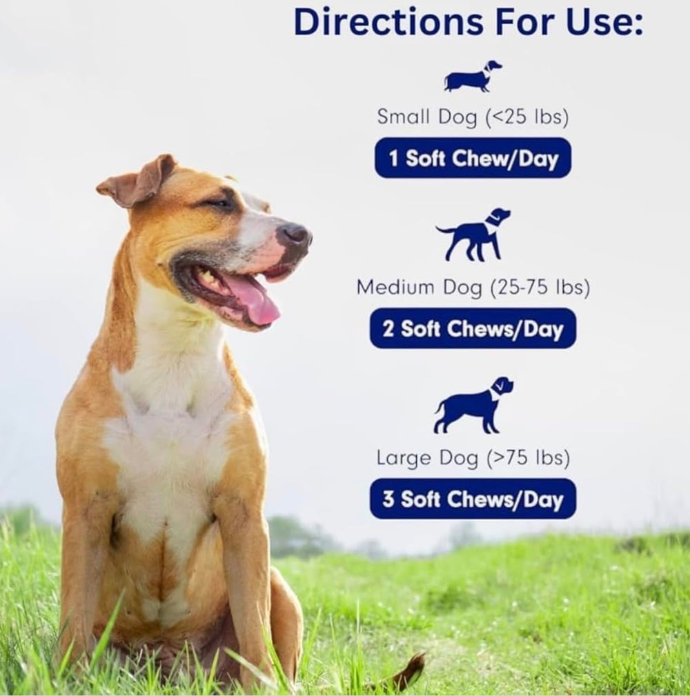 Electric Elixir soft chews suitable for all breeds, daily use.