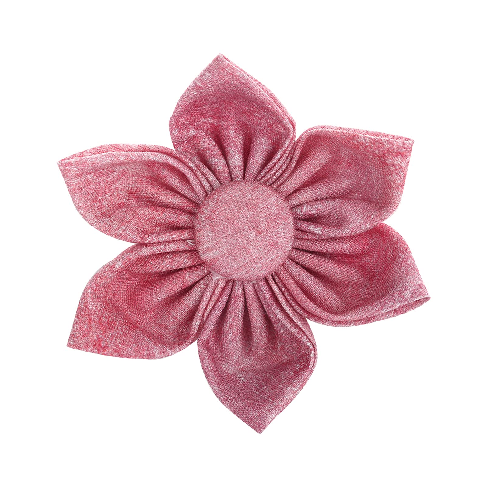 Elegant little tail flower bow 3.9-in offers versatile styling for pups.