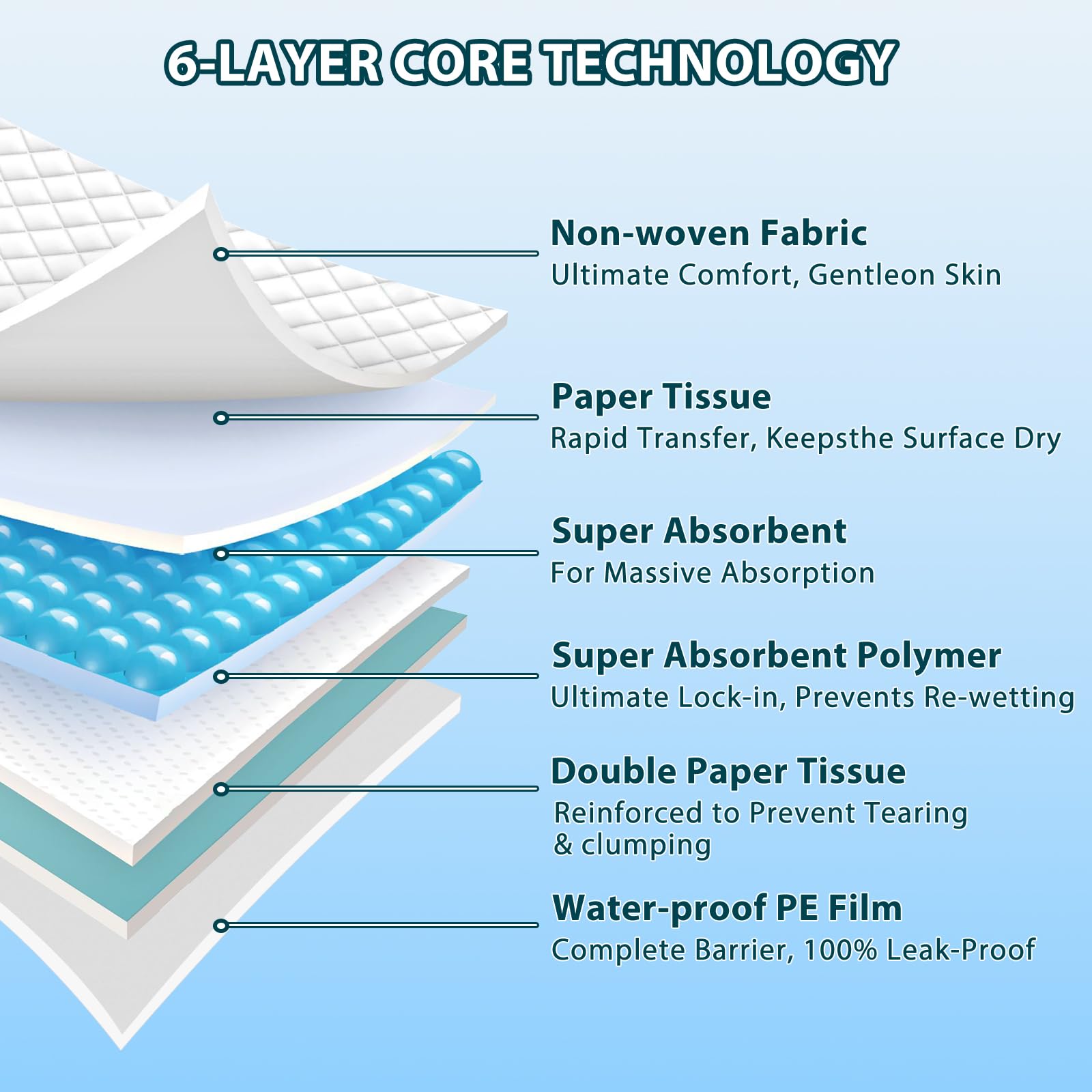 ELEGX pull-on elastic waistband offers a secure, snug fit.