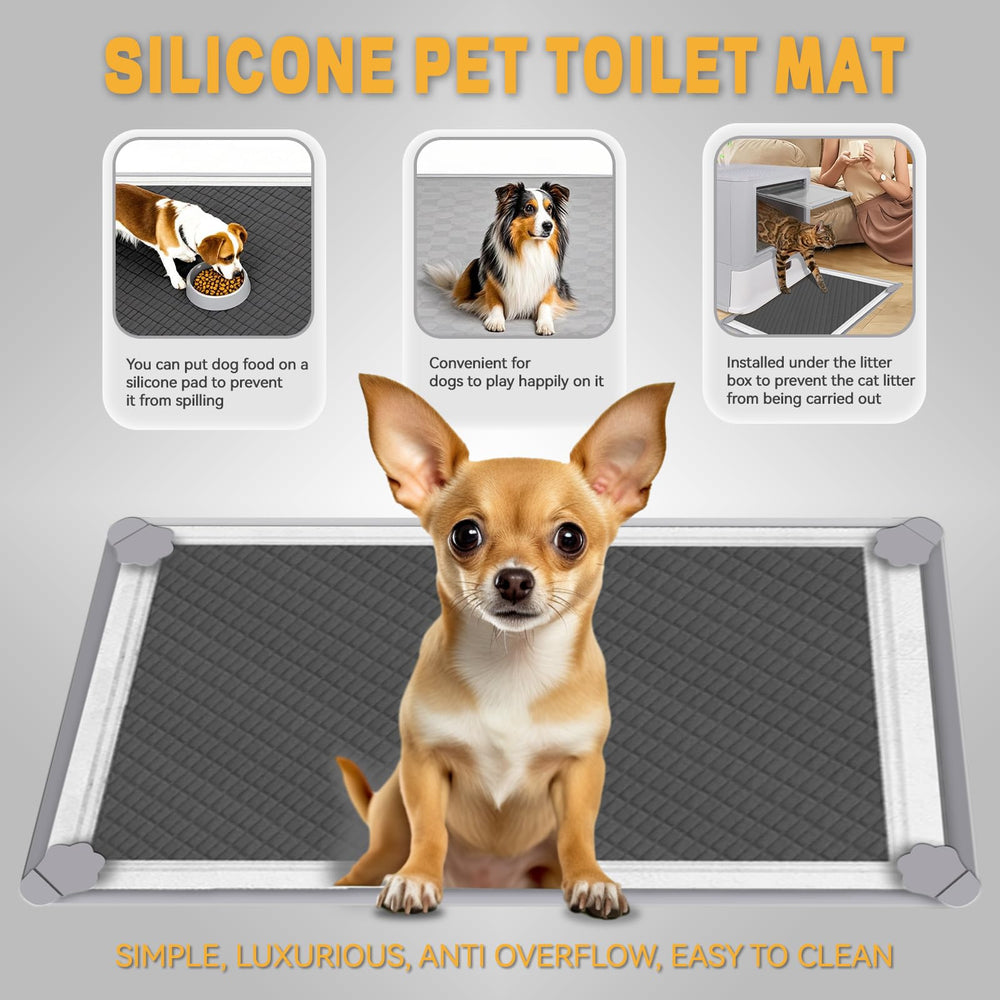 ELEGX Pee Pads Tray 30x36 inch size fits most pads and spaces.
