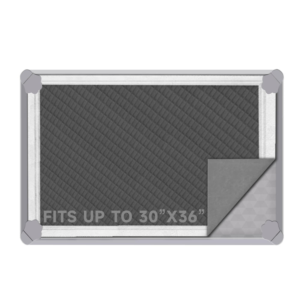 ELEGX Pee Pads Tray close-up of the silicone surface for easy cleaning.