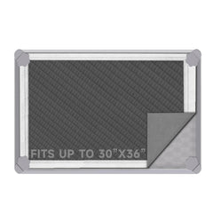ELEGX Pee Pads Tray close-up of the silicone surface for easy cleaning.