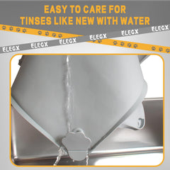 ELEGX Pee Pads Tray durable non-toxic silicone stands up to active pets.
