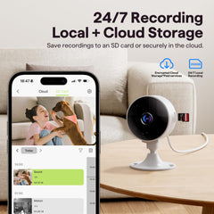 Elelink 2K motion alerts with optional AI detection for smarter monitoring