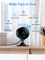 Elelink Night Vision up to 25 feet captures details in darkness for safer nights.