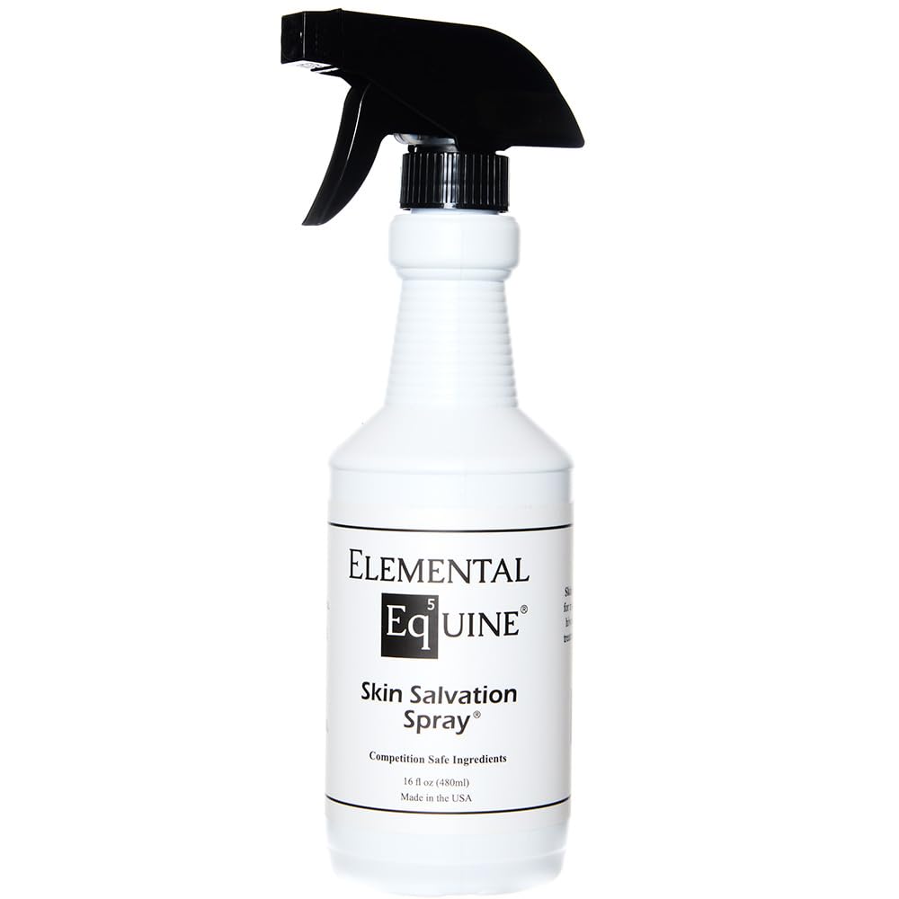 Elemental EQ5UINE Skin Salvation Spray made in USA label communicates quality