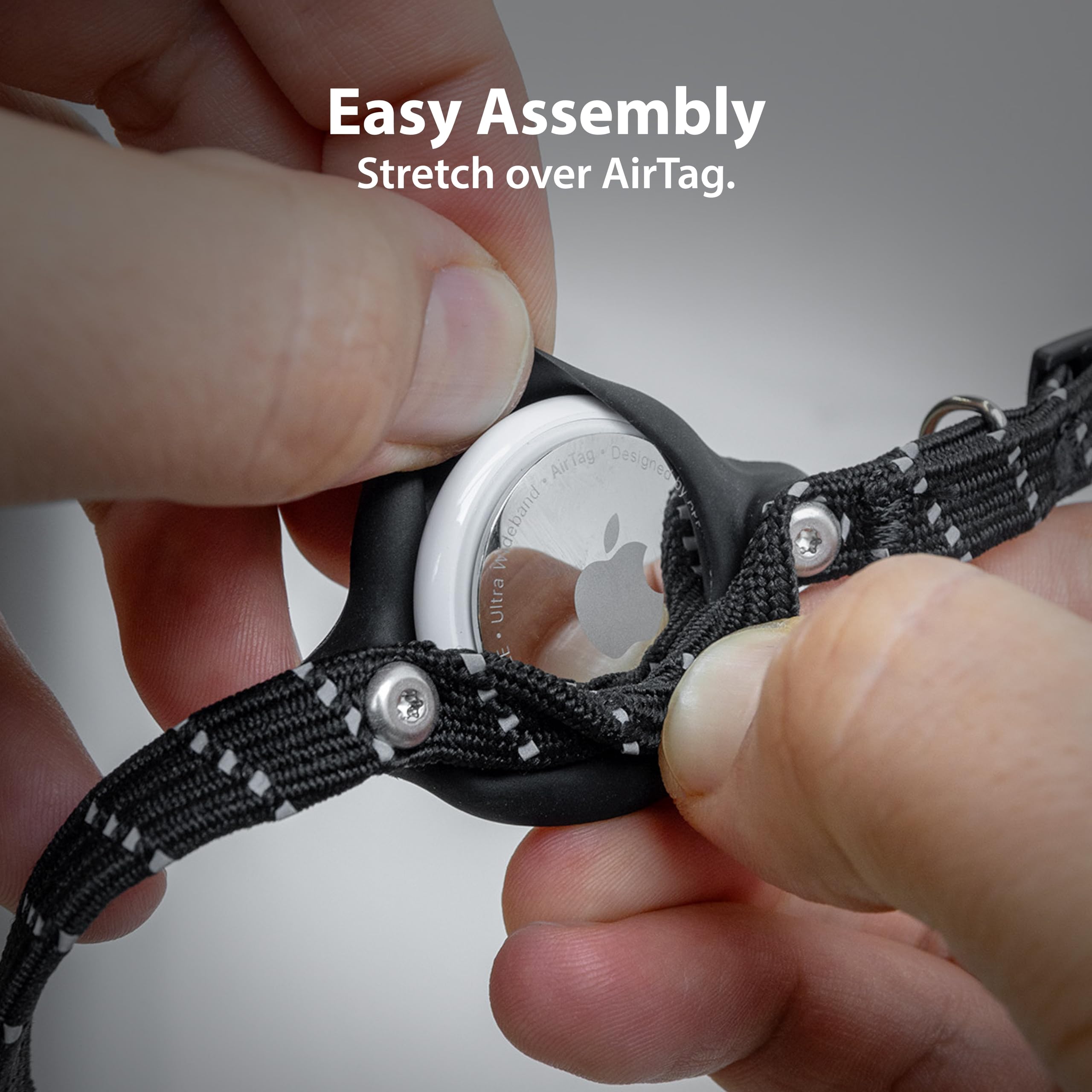 Elevation Lab TagVault AirTag Cat Collar Breakaway: removable bell for audible alerts.