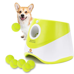 Elevon automatic dog ball launcher ready for indoor-outdoor play to entertain dogs