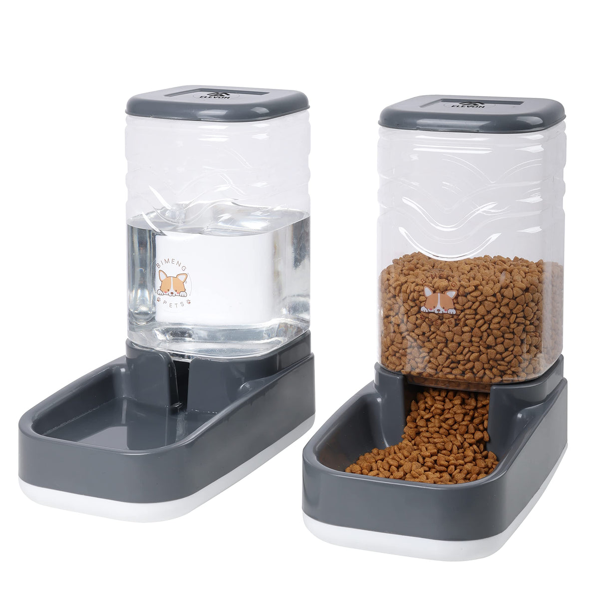 Elevon automatic feeder with gravity bowl setup keeps meals flowing for pets.