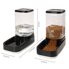 Elevon automatic feeder top view, gravity-based system keeps food ready for pets.