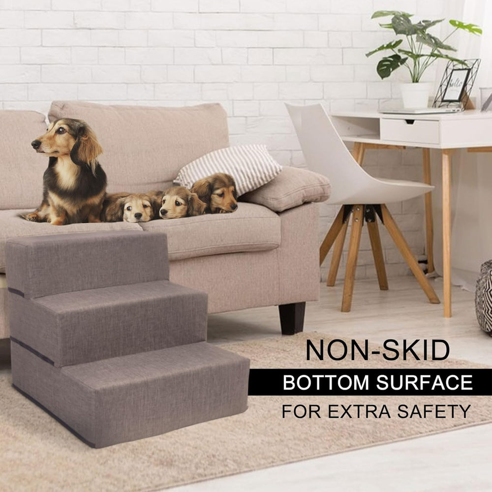 Elevon dog stairs removable cover for quick cleaning