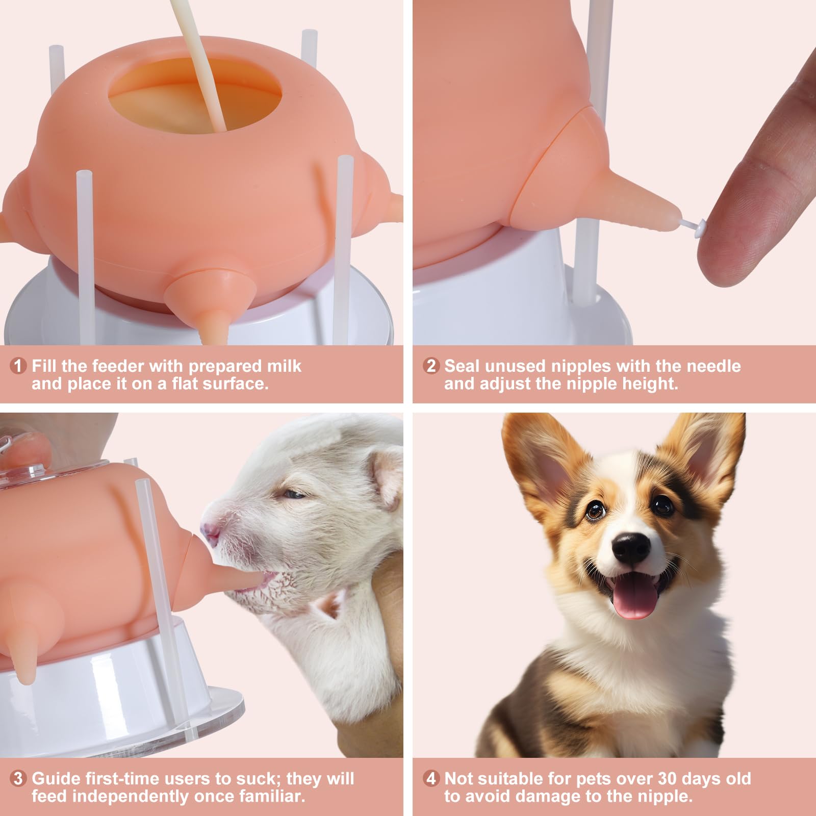 Elevonix 200ml capacity accommodates several tiny pets in one session.