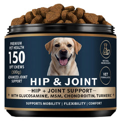 ELEVTC Glucosamine for Dogs bottle shows joint support formula for daily use