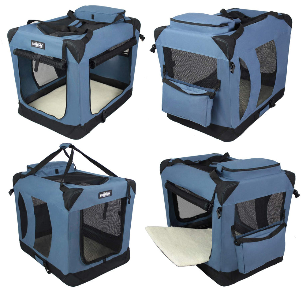EliteField soft crate carrying bag adds convenient travel options.