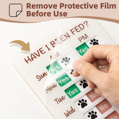 Elitesign wall-mount reminder keeps pet schedule within sight in any room.
