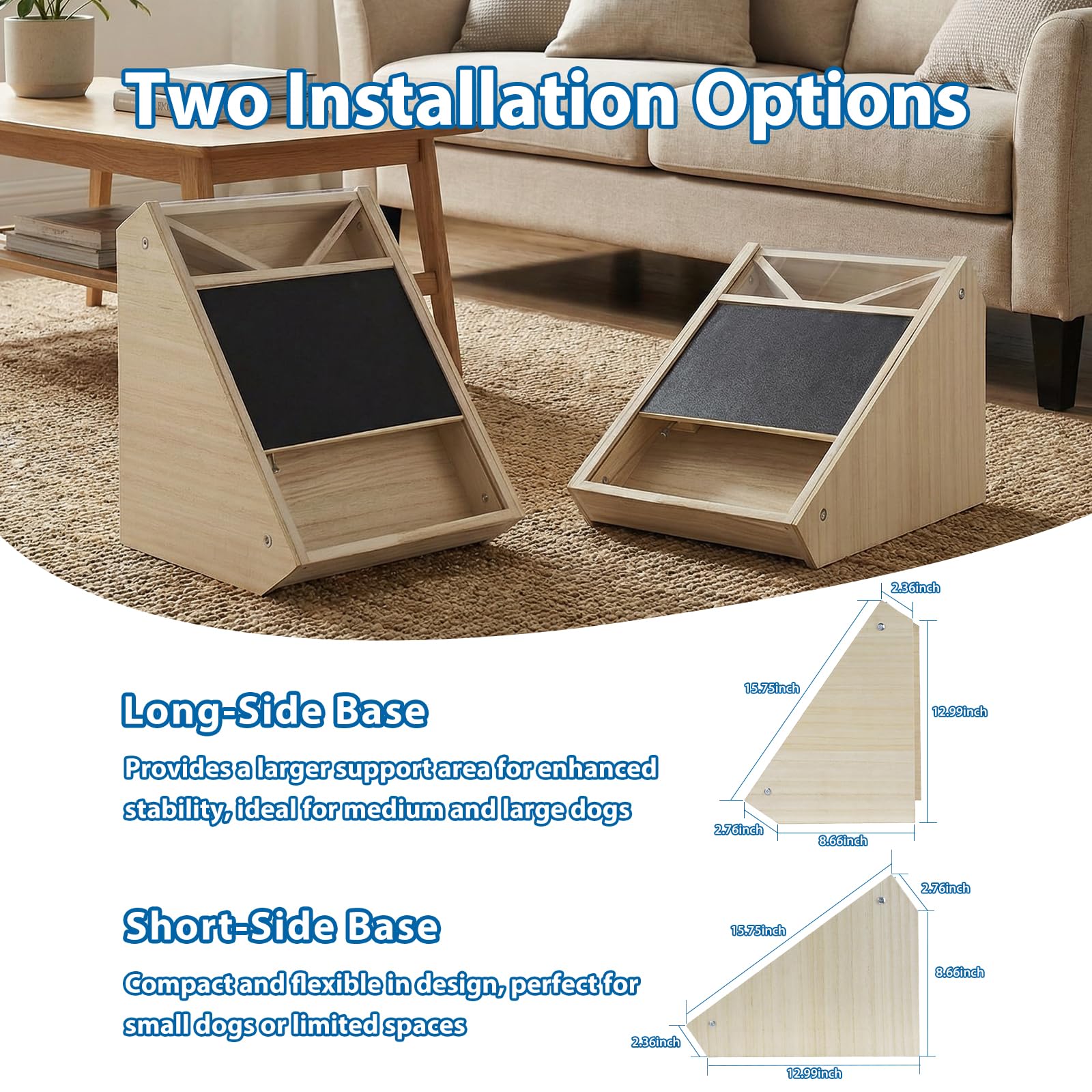 Elixique board suitable for small, medium, and large dogs