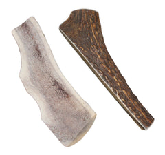Elkhorn Premium Chews large split elk antler pack shot for durable chewing