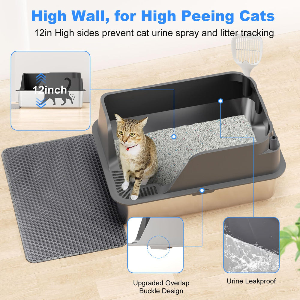 Ellenpent 6-inch depth provides ample litter space