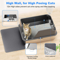 Ellenpent 6-inch depth provides ample litter space