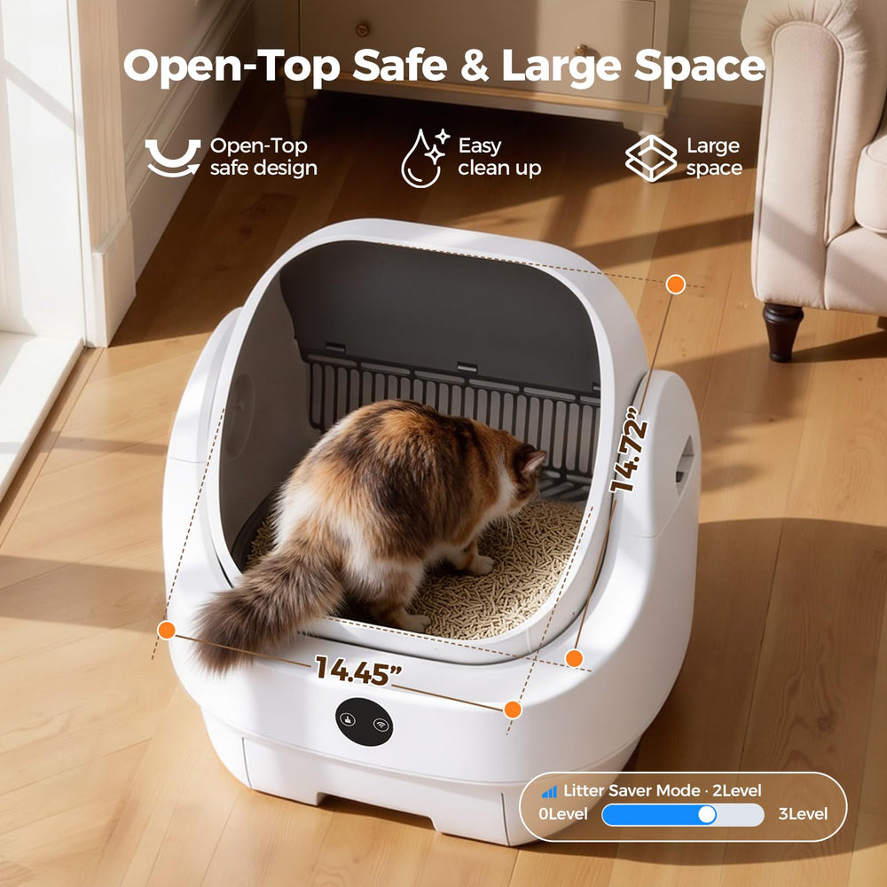 Ellenpent 9L waste bin holds up to 10 days of waste for one cat