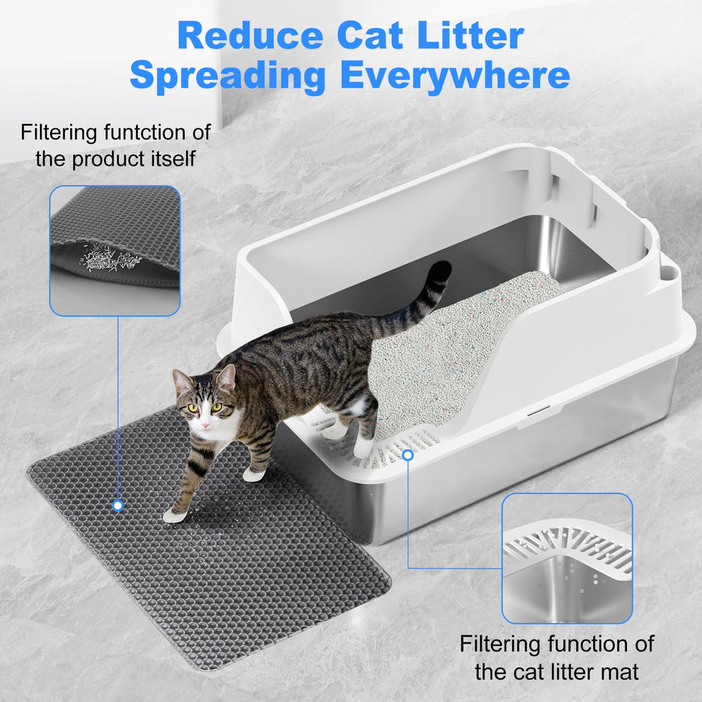 Ellenpent easy-clean stainless surface resists stains and odors.