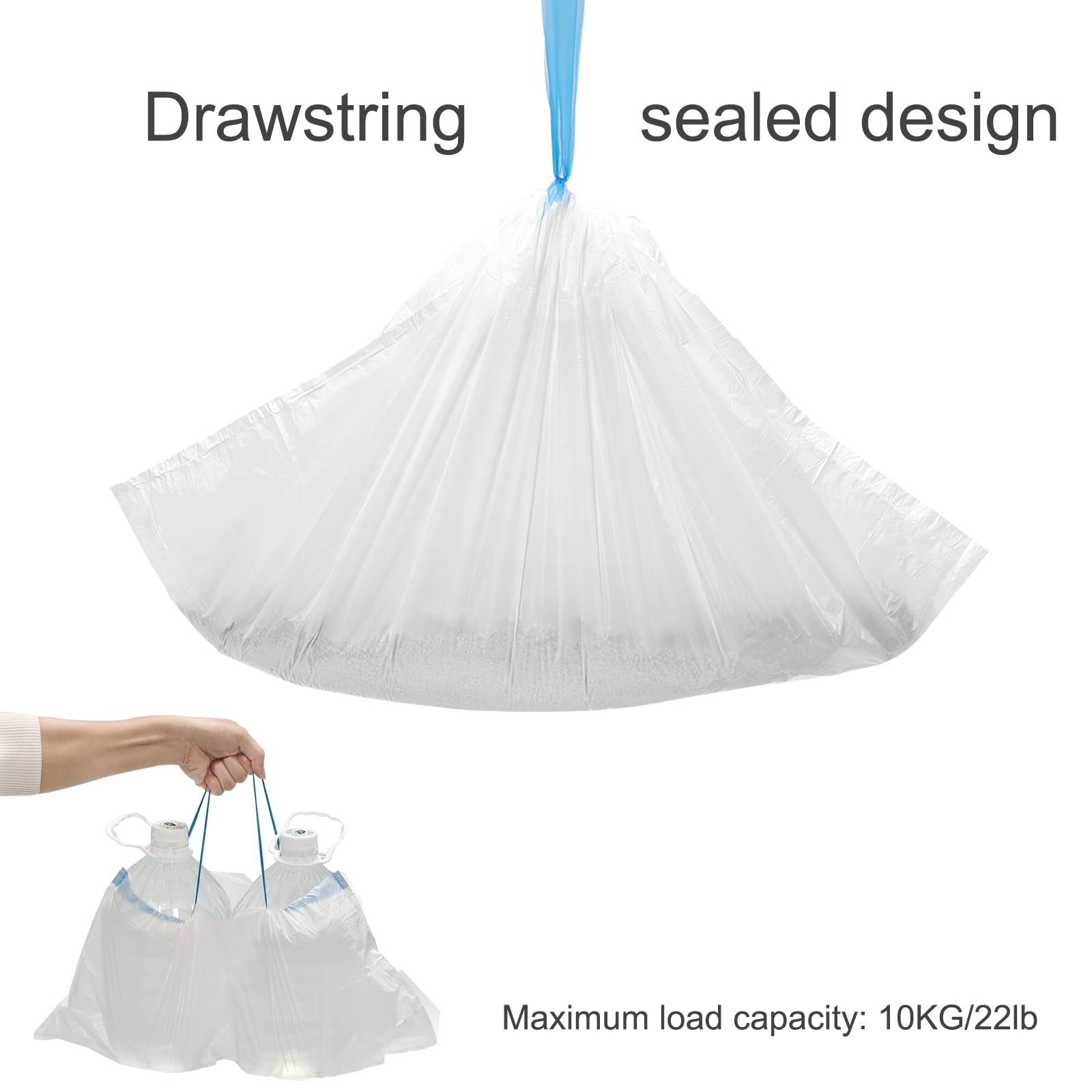 Ellenpent triple-layer design waste bags protect against leaks and odor