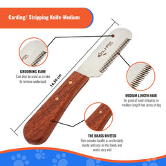 Elmax Pro rosewood handle closeup highlighting comfortable grip