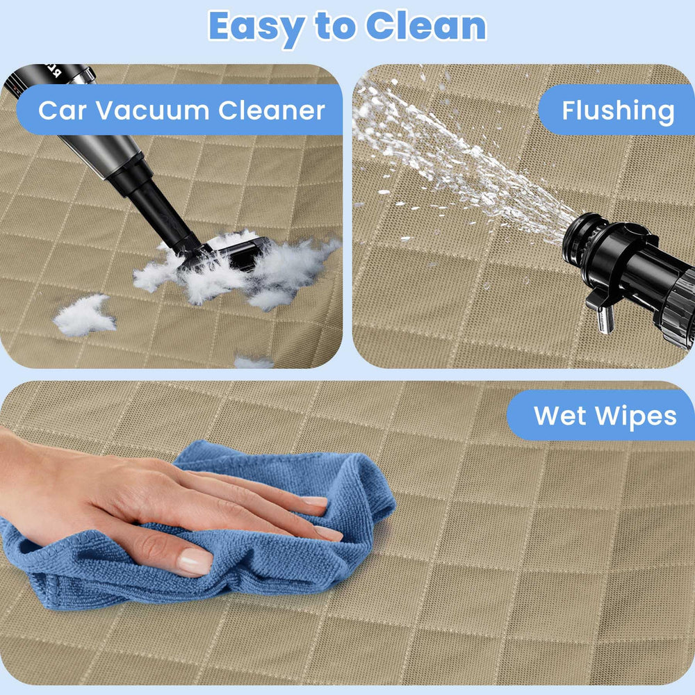 ELONGRIVER stain-resistant fabric is easy to wipe clean after adventures