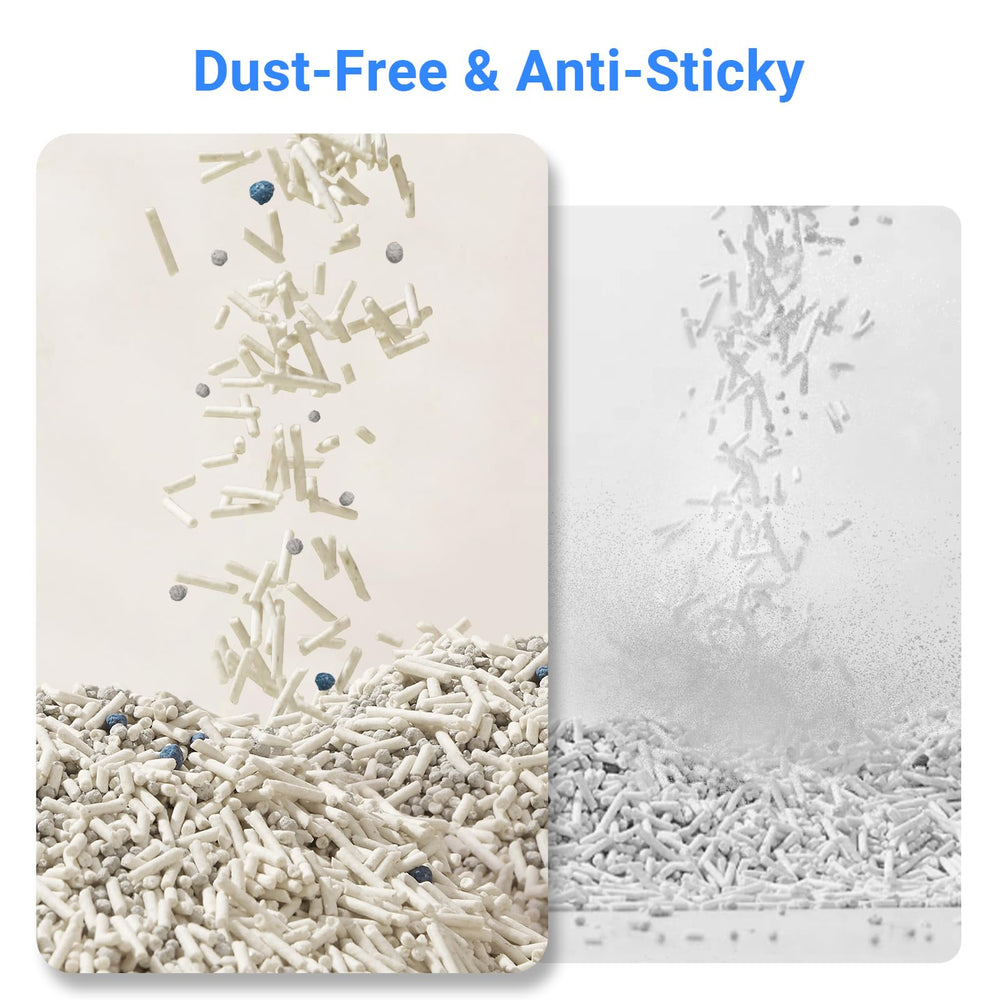 Flushable option demonstrated for simple disposal where allowed