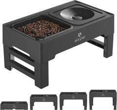 ELS PET elevated dog bowls with adjustable height for comfortable feeding