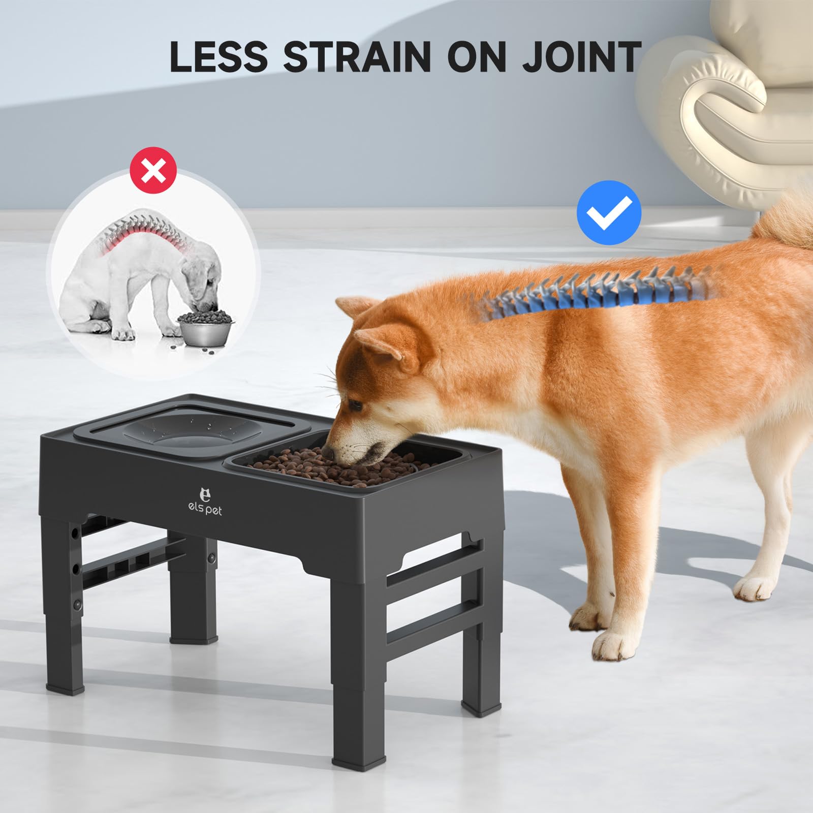 ELS PET slow-feeder encourages steady eating for pets