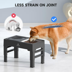 ELS PET stainless steel no-spill bowls help keep feeding mess-free