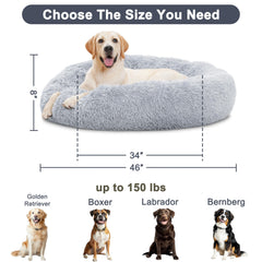 ELSKER&HOME Donut Bed raised edges cradle neck and back for comfort
