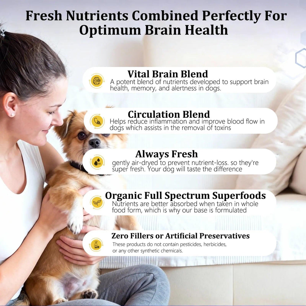ELSORY Furever Active air-dried process closeup conveys natural flavor preservation.