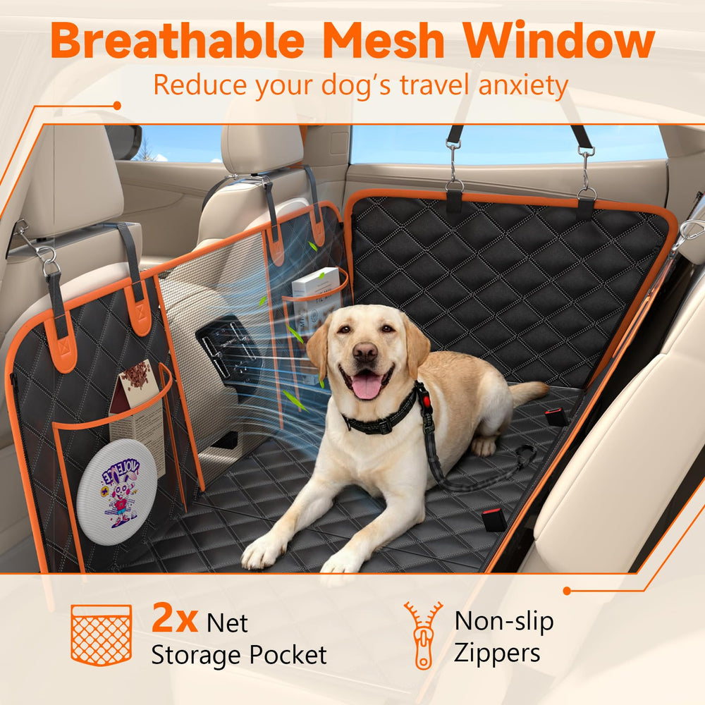 Elufa breathable mesh window reduces pet anxiety during travel