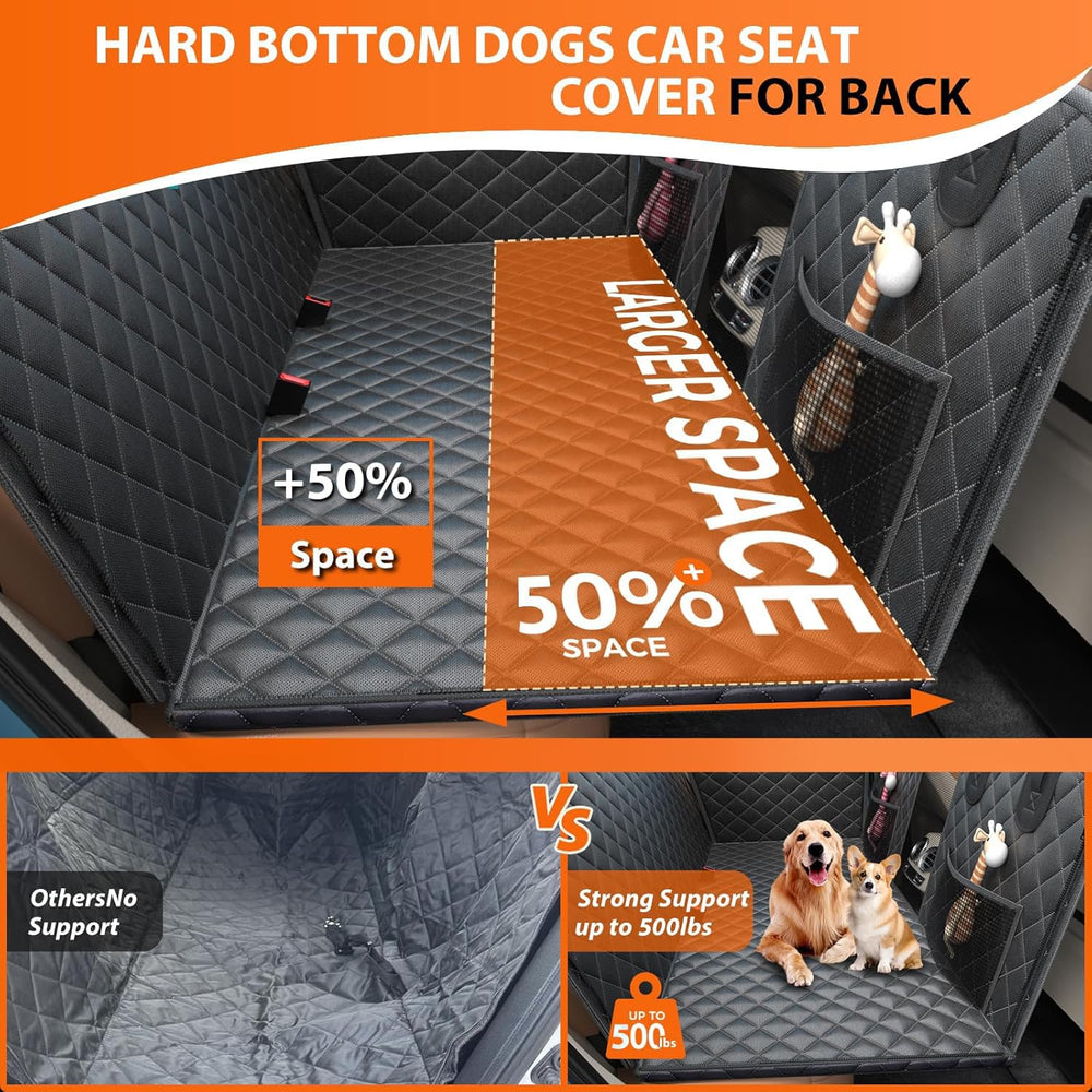 Elufa heavy-duty back-seat extender supports up to 500 pounds securely