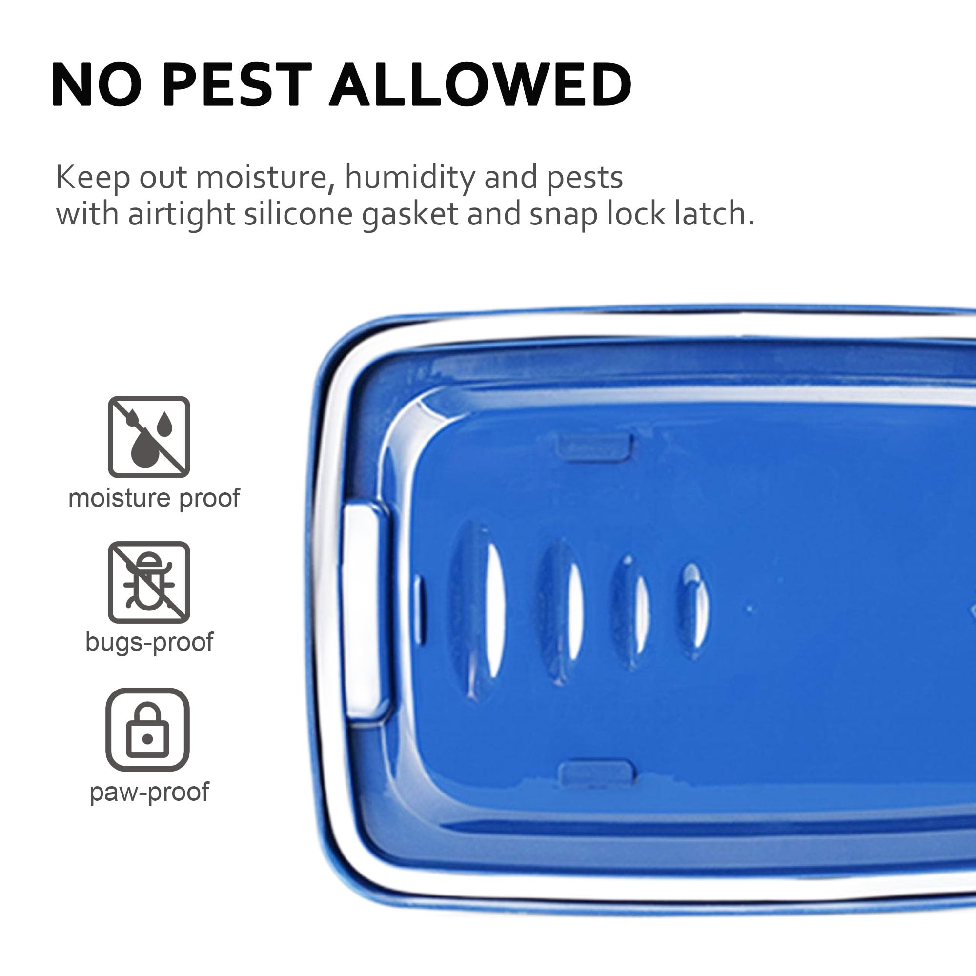 Elwichen BPA-free plastic keeps food safe for long-term storage